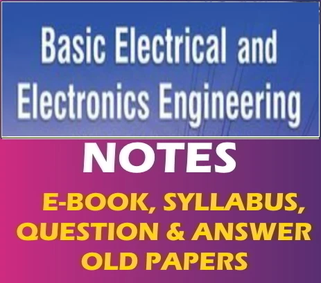 Basic Electrical and Electronics Engineering Notes pdf 